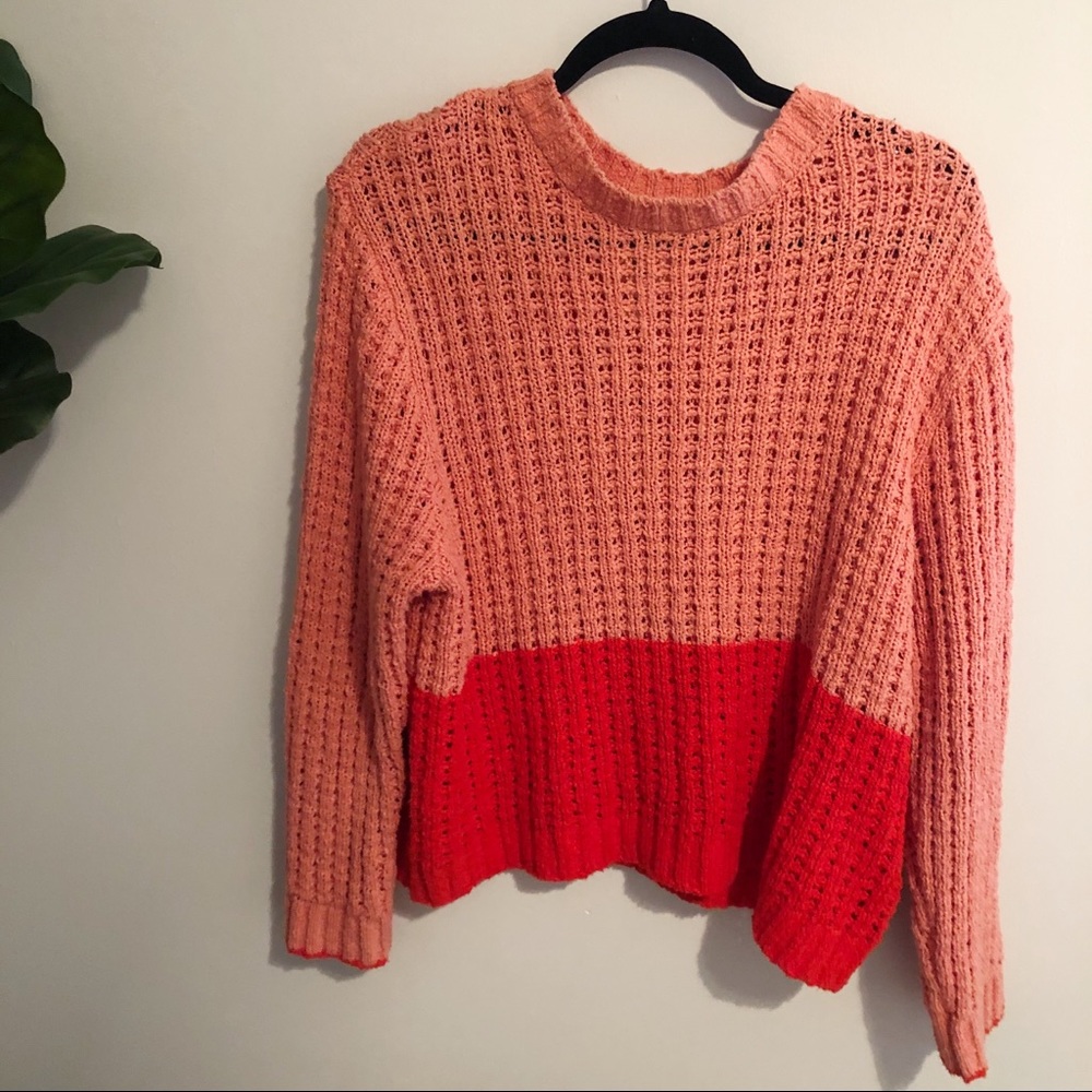 Billabong color block sweater